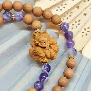 書卓 凤九#好运 芭比檀香 手串 男女同款情侣款