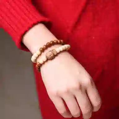 書卓 半壁江山款 搭配 干磨老料菩提 老山度母#平安好运 升学转运 库克 手串 男女同款情侣款