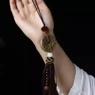 書卓 六字真言 小叶桢楠老料  香气优雅 高贵典雅 金丝#好运 楠木 车挂 男女同款情侣款