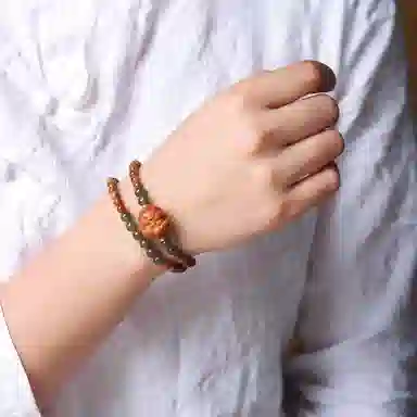 書卓 国风民族风 转运珠 平安喜乐上岸发财高级感新中式文玩念珠平安福#好运 库克 手串 男女同款情侣款