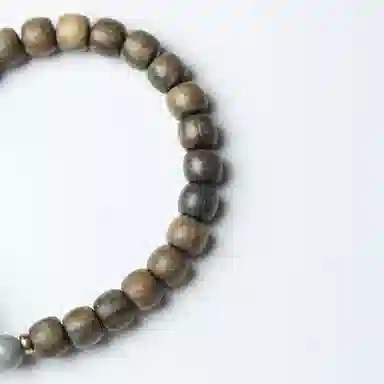 書卓 新中式复古潮流风 生日礼 招财进宝盘玩 行走的香水#好运 绿檀 手串 男女同款情侣款