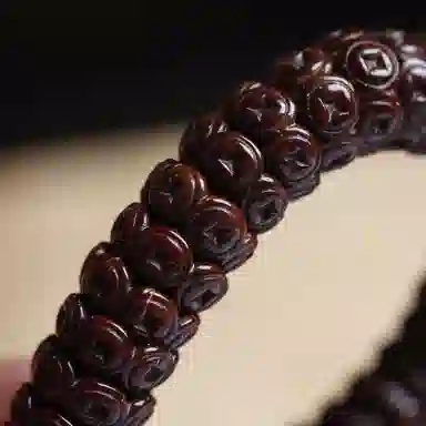 書卓 精雕工艺皮质细腻 油性高#好运 招财进宝 时来运转 上岸 步步高升 开门见喜 紫金鼠 手串 男女同款情侣款