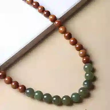 書卓 质朴新中式复古文玩念珠 平安福#好运 时来运转 跑环 跑走烦恼 库克 手串 男女同款情侣款