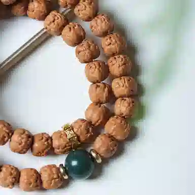 書卓 经典设计百事顺利 平安喜乐 新中式文玩念珠 平安福#好运 时来运转 金刚菩提 手串 男女同款情侣款