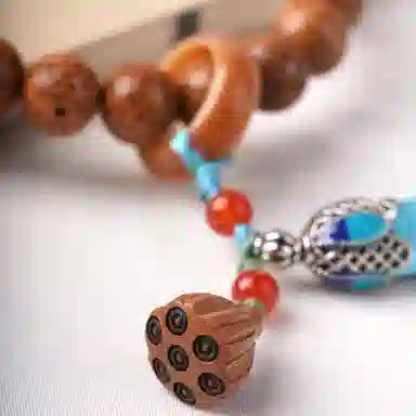 書卓 新中式国风佛珠转运上岸 文玩简约百搭 招财纳福 平安喜乐#好运 星月菩提 手串 男女同款情侣款