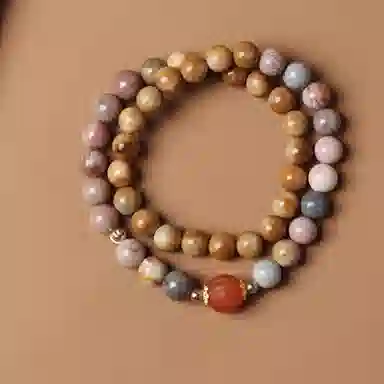 書卓 新中式国风气质  高档平安  手工打磨  富甲天下 库克 手串 男女同款情侣款