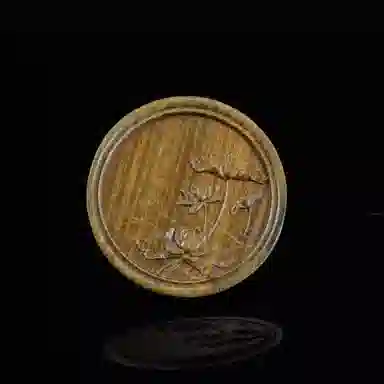 書卓 雕花出水芙蓉的神奇美丽 绿檀 复古镜 男女同款情侣款