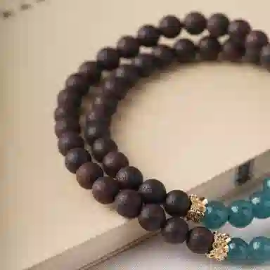 書卓 新中式潮流风   时来运转 #好运 降真香 手串 男女同款情侣款