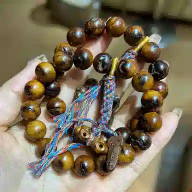 書卓 正宗全雷痕护身深山老树龄原木挂件平安#好运 招财 【八卦北斗七星剑与法器】防惊吓噩梦 雷击木 木作手串 男女同款情侣款