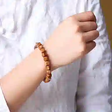 書卓 民族风新中式饰品 念珠 平安福#好运 时来运转 库克 菩提类手串 男女同款情侣款