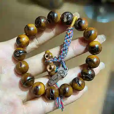 書卓 正宗全雷痕护身深山老树龄原木挂件平安#好运 招财 【八卦北斗七星剑与法器】防惊吓噩梦 雷击木 木作手串 男女同款情侣款