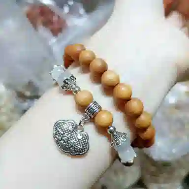 書卓 双圈文玩诸事顺利一帆风顺 精品高级  招财转运 盘玩把件 念珠文玩#好运 檀木 手串 男女同款情侣款