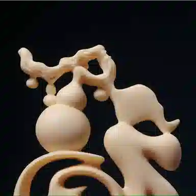 書卓 福字 诸事顺利一帆风顺 精品高级文玩  招财转运 文玩#好运 象牙果 摆件 男女同款情侣款