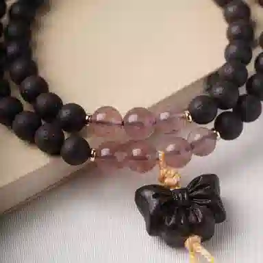 書卓 蝴蝶 招财进宝 迎风自来 #好运 降真香 手串 男女同款情侣款