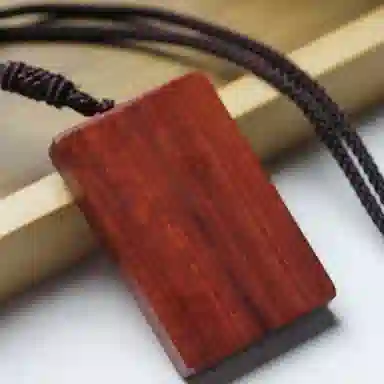 精雕工艺 書卓 天宫赐福 平安无事牌 吉祥如意#好运 檀木 车挂 男女同款情侣款