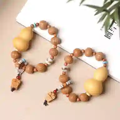 書卓 葫芦 猴头 上上签 新中式招财转运福禄百搭#好运 檀木 手串 男女同款情侣款