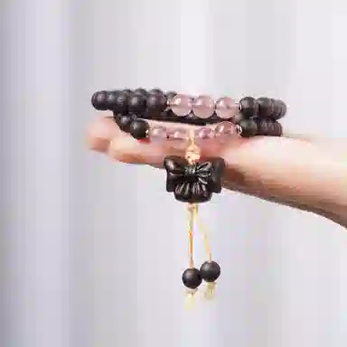 書卓 蝴蝶 招财进宝 迎风自来 #好运 降真香 手串 男女同款情侣款