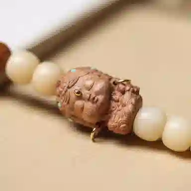 書卓 半壁江山款 搭配 干磨老料菩提 老山度母#平安好运 升学转运 库克 手串 男女同款情侣款