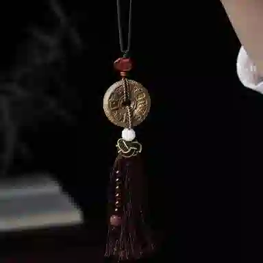 書卓 六字真言 小叶桢楠老料  香气优雅 高贵典雅 金丝#好运 楠木 车挂 男女同款情侣款