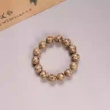 書卓 转运珠 水逆退散 新中式文玩念珠#好运 手工制作 镶满螺钿 大漆 手串 男女同款情侣款