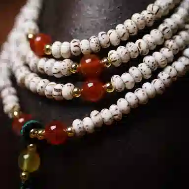 書卓 多圈佛珠葫芦流苏 新中式 盘玩#好运 星月菩提 手串 男女同款情侣款