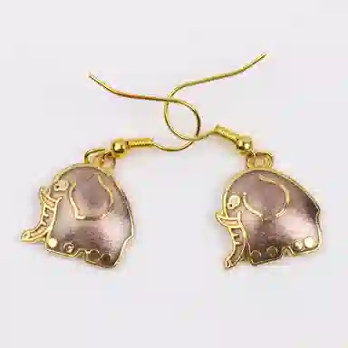 Heritage Old Goods Hongqiao Alloy Enamel Earrings Women