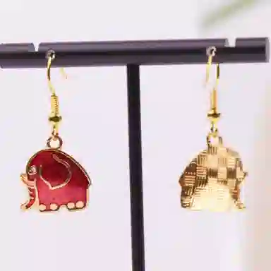 Heritage Old Goods Hongqiao Alloy Enamel Earrings Women