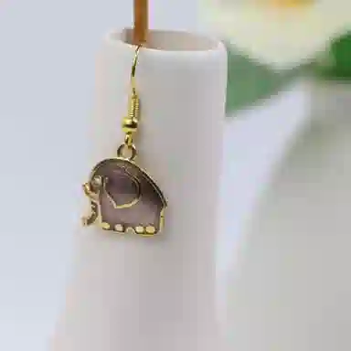 Heritage Old Goods Hongqiao Alloy Enamel Earrings Women