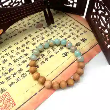 耳玺 礼节中国风木质古风文艺文玩佛珠中式小众创意考公考研上岸转运珠#好运 崖柏 木作手串 男女同款情侣款