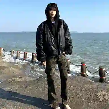 布客行 美式复古潮牌多口袋迷彩裤 微喇直筒阔腿多种版型可选 时尚百搭显高显瘦牛仔裤 男女同款