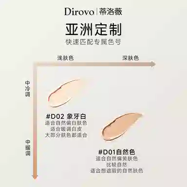 蒂洛薇 服帖彩妆套装 控油易上色自然不晕染不脱妆清透素颜不卡粉