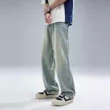 FAIRWHALE Straight Jeans Light Blue