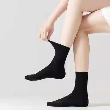 健将 防臭抑菌袜莫兰迪色系百搭休闲棉袜中筒袜 女款 礼袋组合装