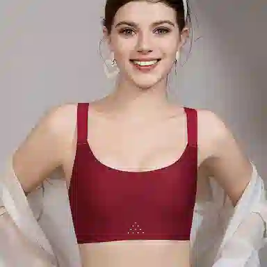 健将 无痕聚拢大胸显小防下垂无钢圈文胸 女款 礼盒装