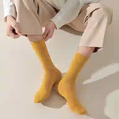 健将 亲肤舒适简约透气防臭百搭中筒袜 男款 礼袋组合装