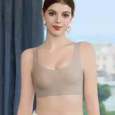 健将 无痕聚拢大胸显小防下垂无钢圈文胸 女款 礼盒装