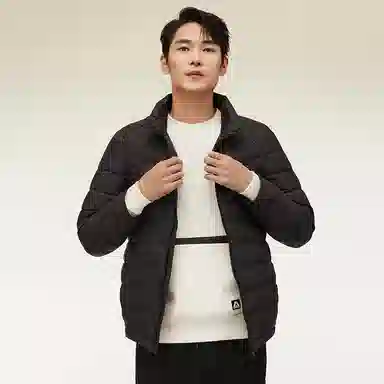红豆 轻便立领保暖轻薄羽绒服 男款