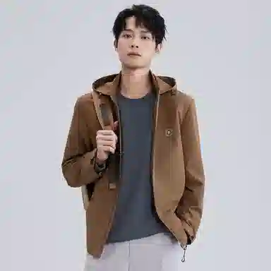红豆 保暖精致可脱卸帽三防夹克外套 男女同款