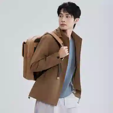 红豆 保暖精致可脱卸帽三防夹克外套 男女同款