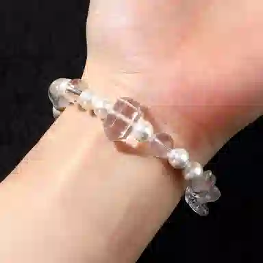 WJT White Crystal Bracelet