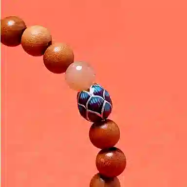 嘉福莱 净莲花开 好运 纯净莲花 平安顺遂 古风清冷精致轻奢 国潮小众设计感 桃木 手串 男女同款情侣款