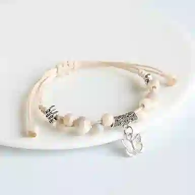 嘉福莱 精致国风小众 寓意满满五福临门 新中式百搭国潮 年年有余#好运 琉璃 手链 男女同款情侣款