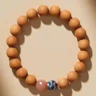 嘉福莱 净莲花开 好运 纯净莲花 平安顺遂 古风清冷精致轻奢 国潮小众设计感 桃木 手串 男女同款情侣款