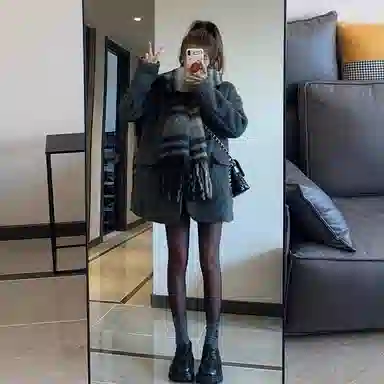 桴生 秋冬小个子赫本风高级感羊毛呢子外套大衣 女款