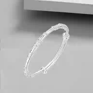 前方大荒野 繁花似锦森系有清新自然文雅新中式简约时尚小众设计温柔甜美优雅迷人时髦独特 合金 手镯 女款