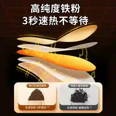 仁和 本草发热鞋垫持久发热 加热鞋垫暖足贴 暖宝宝暖脚宝秋冬保暖鞋垫 男款