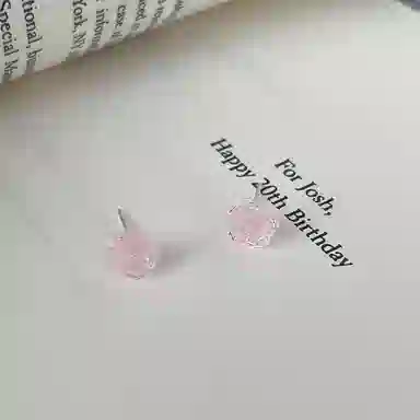 SUYG Mini Camellia Stud Earrings