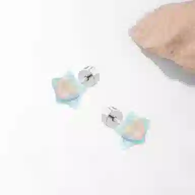 SUYG Titanium Stud Earrings