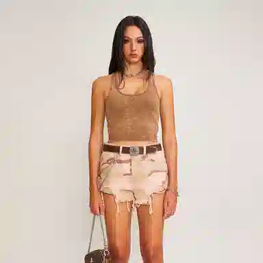 SMFK COMPASS WILD DENIM SHORTS