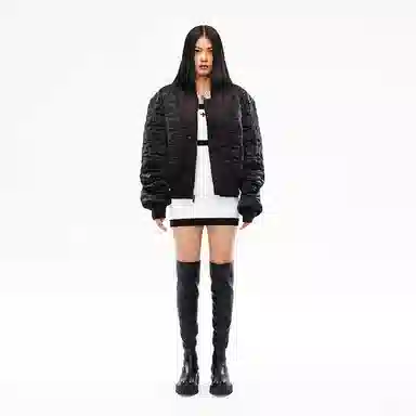 SMFK x Wonderland Bomber Jacket Midnight Black